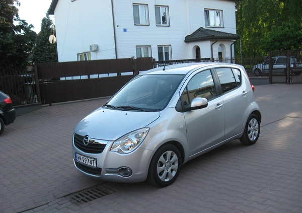 Opel Agila cena 11700 przebieg: 132000, rok produkcji 2008 z Zawiercie małe 232